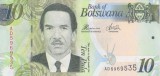 Bancnota Botswana 10 Pula 2014 (2017) - P30d UNC ( vezi descriere )