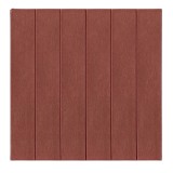 Set 10 placi tapet 3d, flippy, 70 x 70 cm, grosime 3 mm, din rasina, tip placi de lemn, suprafata acoperita 4.9 mp, caramiziu