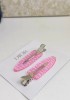 Set de agrafe roz Dior, Oem