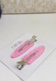 Set de agrafe roz Dior
