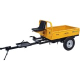 Cumpara ieftin Remorca motocultor 500 kg, 1 osie, prindere bolt, ProGARDEN Campo RM500C
