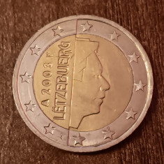 M3 C50 - Moneda foarte veche - 2 euro - Luxemburg - 2003