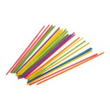 Set 50 betisoare din lemn pentru decoratiuni Crisalida, lungime 15 cm, diametru 2.3 mm Multicolor