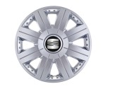 Cumpara ieftin Set 4 capace roti Cosmos cromat R15, pentru gama auto Seat, Autohelix MSA
