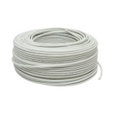 Cablu alarma/semnal Q5+ 6AF22 cupru 6 x 0.22 mm, izolatie PVC ignifug, manta alba, 6 fire, 100 m/rola