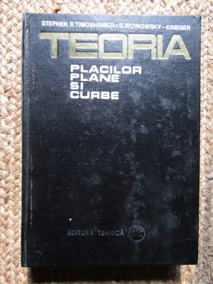 Teoria plăcilor plane și curbe Stephen Timoshenko S Woinowsky Kriger foto