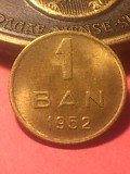 1 ban 1952 , stare UNC BU ( MS67 ). Discount conform descriere [10 - 20 %. Vedeti descrierea].