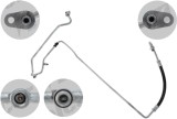 Conducta aer conditionat Citroen C5 00-08, C5 08-; Peugeot 407 04-11, motor: 1.8, 2.0, 2.0 HDI, Furtun inalta presiune, Aluminiu/ Cauciuc, 64JJ; 6473