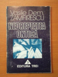 NEDREPTATEA ONTICA-VASILE DEM. ZAMFIRESCU 1995