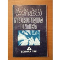 NEDREPTATEA ONTICA-VASILE DEM. ZAMFIRESCU 1995