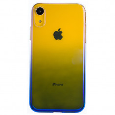 Husa Silicon Glow iPhone XR Baseus Albastra foto