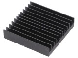 Radiator extrudat cu aripioare BGA negru 42,5mm