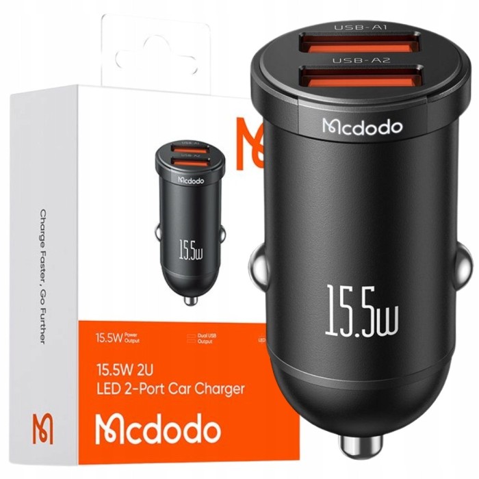 Mcdodo Puternic &Icirc;ncărcător De Telefon Rapid Mic 2X Usb 15.5W Led