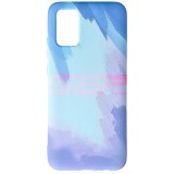 Husa Silicon Watercolor Samsung Galaxy A02s/M02s, Model Winter Snow