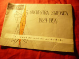 Program Concert Simfonic Festiv -30 Ani Orchestra Simfonica 1929-1959