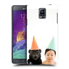 Husa Samsung Galaxy Note 4 N910 Silicon Gel Tpu Model Bebelus Si Caine Petrecere foto
