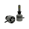 Set 2 becuri led H1 cob 8000lm 6000k alb rece cu ventilator de racire, RG Parts