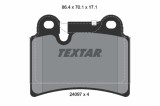 Set placute frana TEXTAR 2409701