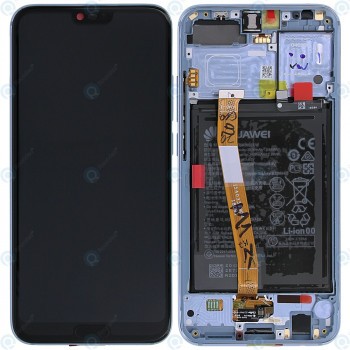 Huawei Honor 10 (COL-L29) Capac frontal modul display + LCD + digitizer + baterie glacier gri 02351XAE foto