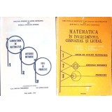 MATEMATICA IN INVATAMANTUL GIMNAZIAL SI LICEAL VOL.1-2-N. TEODORESCU, STEFAN KADAR, A. BOERESCU SI COLAB.-337944