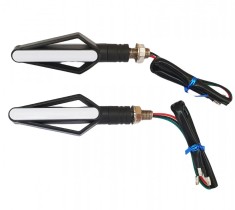 Set semnalizari led moto/atv - galben albastru foto