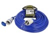Prelungitor alimentare KEL 3x1,5mm2 40m 16A PUR albastru