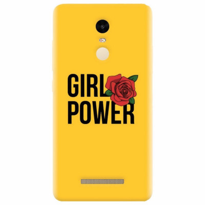 Husa silicon pentru Xiaomi Remdi Note 3, Girl Power foto