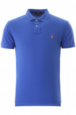 Tricou barbat Polo ralph lauren slim fit polo shirt 710795080 014NB Albastru foto