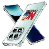 Husa antisoc pentru xiaomi redmi note 14 pro 4g / poco f7, airbag pro, clear, no excuses