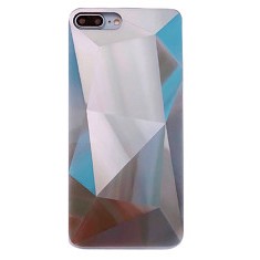 Huse telefon cu textura diamant Iphone 7 Plus ; Iphone 8 Plus , Argintiu