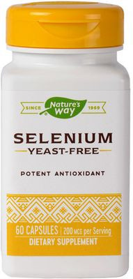 Selenium 200 mcg Nature s Way, 60 capsule, Secom foto