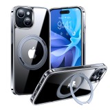 Husa iPhone 15 Torras Ostand Pro MagSafe Series, transparenta