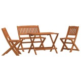 vidaXL Set mobilier exterior pentru copii 4 piese lemn de eucalipt 45585