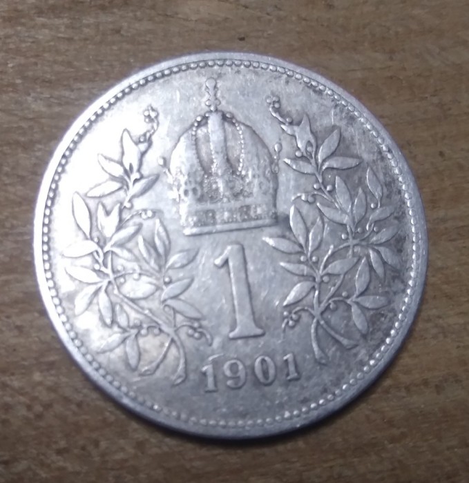 AUT AustroUngaria argint Austria 1 korona 1901