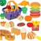 Set legume si fructe de taiat cu 26 elemente asortate in cos