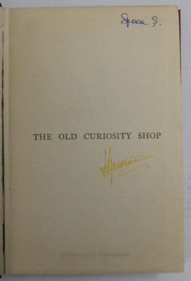 THE OLD CURIOSITY SHOP by CHARLES DICKENS , witrh eight engravings by W.H.C . GROOME , EDITIE INTERBELICA foto