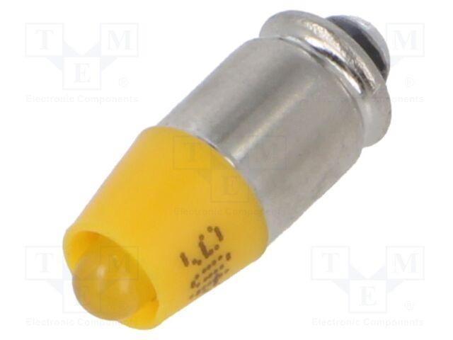 Lampă LED galbenă 6V EAO 1 diodă