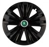 Set 4 capace roti pentru Skoda Nou Verde, model Glory Black, R16, Autohelix MSA