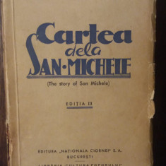 CARTEA DE LA SAN-MICHELE- AXEL MUNTHE