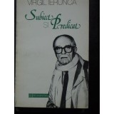 SUBIECT SI PREDICAT - VIRGIL IERUNCA