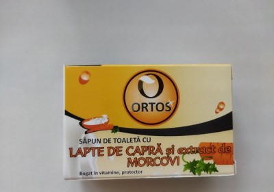 SAPUN CU LAPTE CAPRA SI EX.MORCOVI 100GR foto