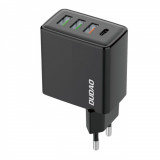 &Icirc;ncărcător Rapid Dudao 3x USB / 1x USB Tip C 20W, PD, QC 3.0 Negru (A5H) A5H BLACK