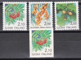 Finlanda 1991 - Flori și Fructe, 2 Serii (seria NDT - autoadezivă), MNH, Nestampilat