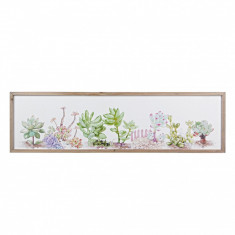 Tablou decorativ cu plante suculente 120x2x34h Elegant DecoLux foto