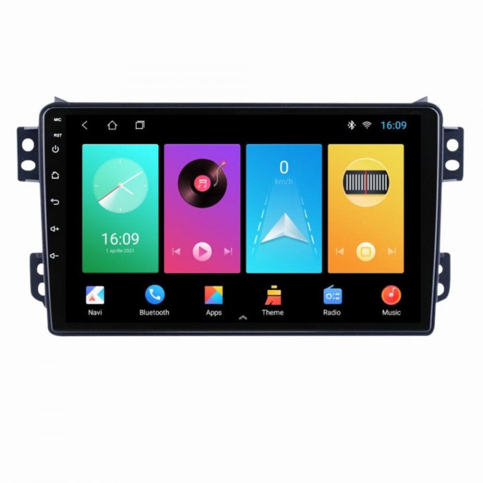 Navigatie dedicata cu Android Opel Agila 2007 - 2014, 1GB RAM, Radio GPS Dual