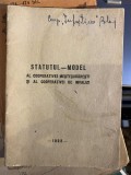 Statutul model al cooperativei mestesugaresti si al cooperativei de invalizi 1968