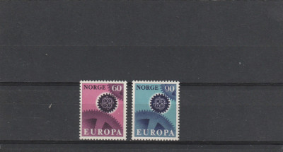 Norvegia 1967-Europa CEPT,2 valori,MNH,Mi.555-556 foto