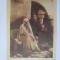 Rară! C.pos.pe carton regina Maria la Bran,ed.lim.980 bucăți-V.Druck Viena 1934