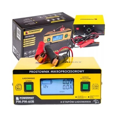 Redresor cu microprocesor 60B Baterie 6V-12V, Powermat foto