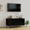 vidaXL Comodă TV, negru, 102x44,5x50 cm, lemn prelucrat 819597